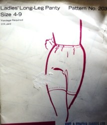 203 KANDEL 1971 STRETCH MS LONG LEG PANTY PATTERN 4-9